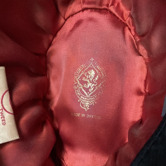 JJ Hat Center Harris Tweed Wool Vintage Fedora M - Picture 5 of 6